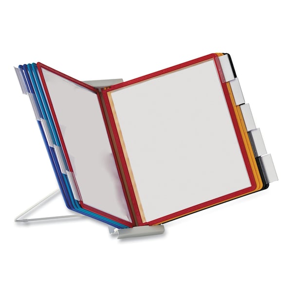 InstaView Expandable Desktop Reference System, 10 Panels, Assorted Borders